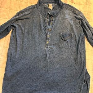 Soft denim looks and feels new “we the free” long sleeve shirt